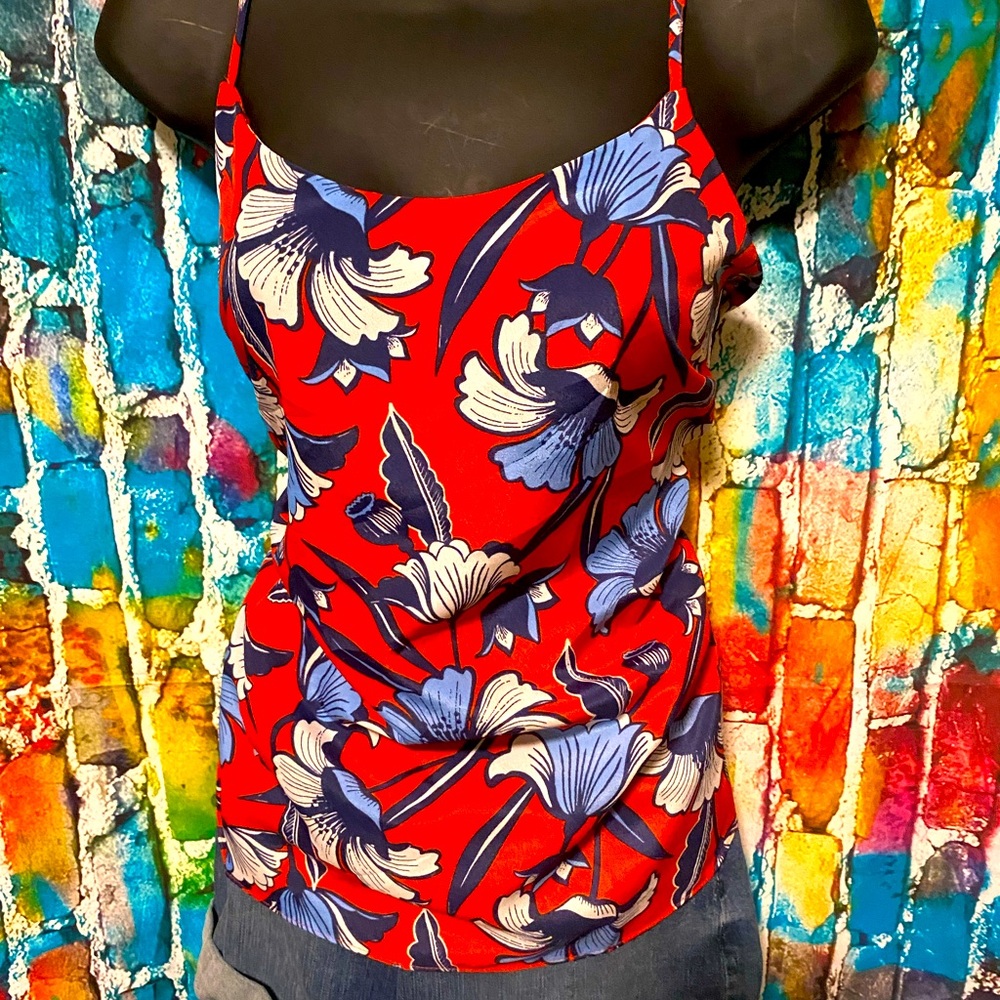 J Crew Cami Tank Top w/Adjustable Straps Size 0 Like New